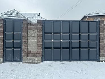 Ачылма дарбазалар: Изготовление металлоконструкций для въездных групп: ворота, калитки — 4