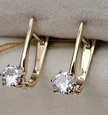 украшения изделия ручной работы: Серьги, Проба 585, Женские, Ручная работа, Новый — 4