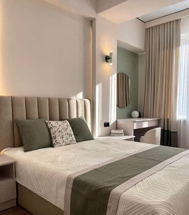 дом асанбай: 2 бөлмө, 51 кв. м, Элитка, 3 кабат, Дизайнердик ремонт — 3