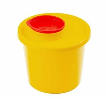 шприцы: Контейнер для острого инструментария. Класс отходов: Б Объем: 0.5 1 — 2