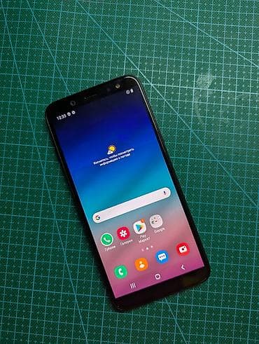 hoco w30: Samsung Galaxy A6, Б/у, 32 ГБ, цвет - Черный, 1 SIM — 2