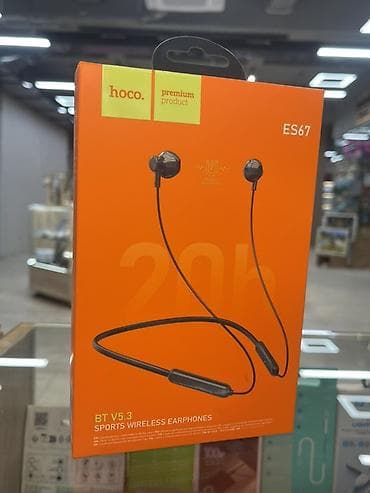 technics sb: Вкладыши, Hoco, Новый, Беспроводные (Bluetooth), Для занятий спортом — 1