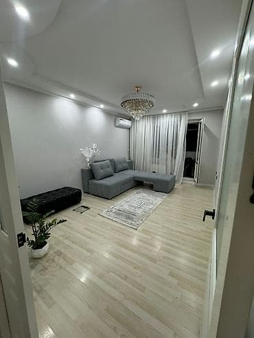 улан мкр: 2 комнаты, 67 м², 106 серия, 6 этаж, Евроремонт — 8