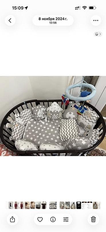 на первые шаги: Детская кровать трансформер, Другой тип, цвет - Коричневый — 2