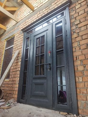 стекло на окно цена: Бронированные двери на заказ, Для частного дома, Другое количество створок, Кыргызстан, С глазком, Бесплатный замер, Бесплатная доставка, Бесплатная установка — 1