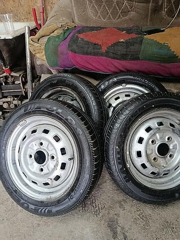 Колеса в сборе 155 / 65 / R 13, Лето, Комплект, Легковые, Железные, отверстий - 4