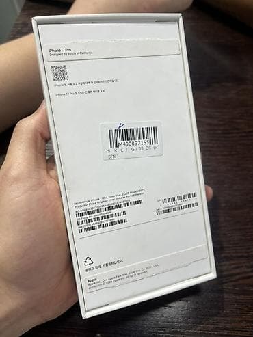 apple 12pro: IPhone 17 Pro, Б/у, 512 ГБ, Blue Titanium, Коробка, 100 % — 2