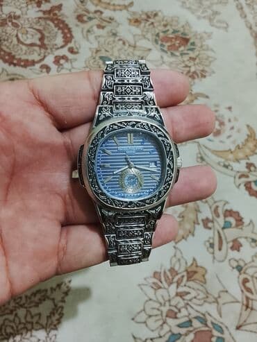 apple ipod nano 3: Наручные часы в стиле Patek Philippe Nautilus с резным металлическим — 4