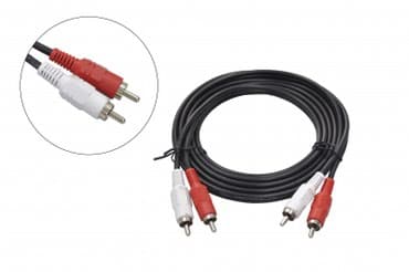 кабель для сабвуфера: Кабель 2RCA - 2RCA - 1.5 м новый Межблочный аналоговый кабель аудио 2 — 4