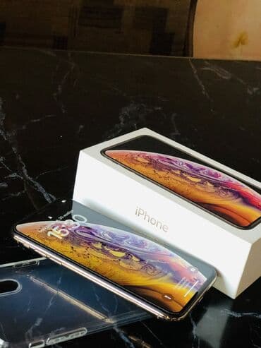 списанные телефоны за 0 руб: IPhone Xs, Б/у, 64 ГБ, Золотой, 77 % — 2