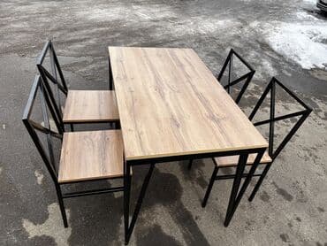столы и стулья для кофейни: Кухонный стол и стул — 25