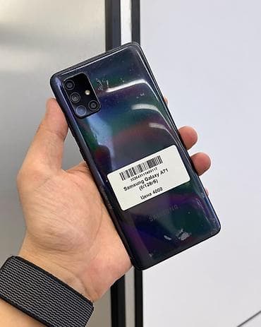 samsung galaxy j8: Samsung Galaxy A71, Б/у, 128 ГБ, цвет - Черный, В рассрочку, 2 SIM — 2
