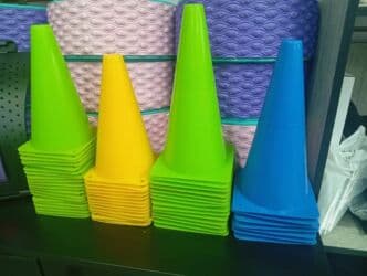 тренажер гиперэкстензия купить бу: Конусыи защитные барьеры для тренировок, по шт продаются — 3