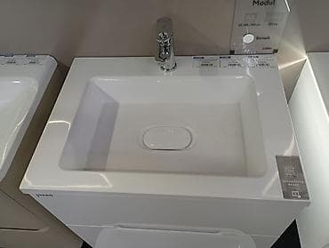 solutions elementary: Комплект для ванной Jorno Raval Modul 65, белый - Подвесная тумба — 3