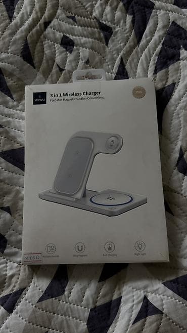 galaxy folder: WIWU 3-in-1 Wireless Charger — складная магнитная беспроводная — 1