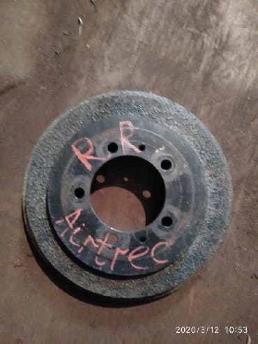 проточка тормозных дисков не снимая с машины: Задний тормозной диск Mitsubishi Б/у, Оригинал — 1