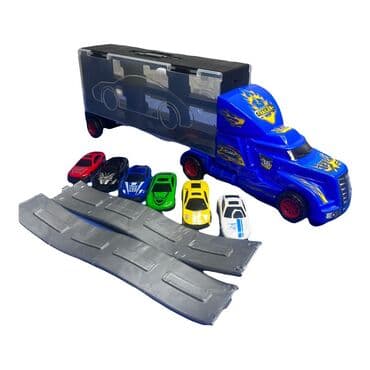 игрушки только оптом: Транспортер Hot Wheels с 6-ю качественными железными машинами [ акция — 3