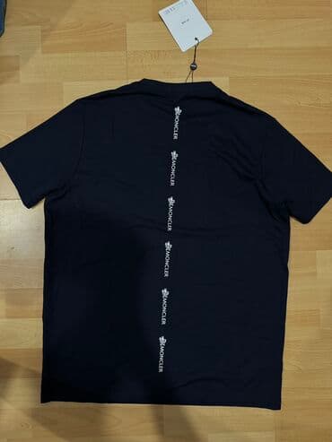 Футболки: Мужская футболка, 2XL, Moncler, Новый, цвет - Синий, Самовывоз — 3