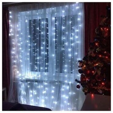 гирлянда на батарейках цена: Светодиодная Гирлянда ШТОРКА Подарит Вам уют и праздник в Вашем доме! — 4