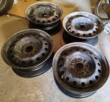 Железные Диски R 15 Комплект, отверстий - 5, Б/у