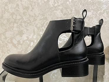 pull and beer: Zara - кожаные стильные ботинки, куплены в Корее. Размер 37, удобная — 2