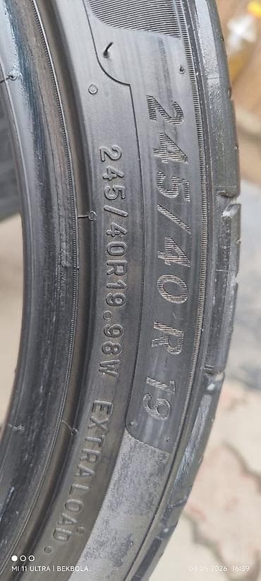 Шины 245 / 40 / R 19, Лето, Б/у, Пара, Легковые, Michelin — 2