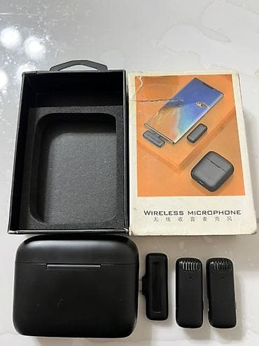 переговорное устройство: Беспроводной микрофонный комплект для смартфонов - Комплектация: два — 1