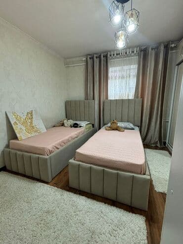 Односпальная кровать, Новый, С мягким изголовьем, В рассрочку, длина - 200 см