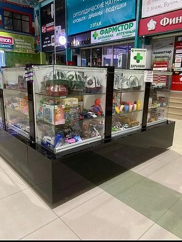 эканом панел: Островной торговый киоск-витрина для ТЦ - Конструкция: модульный — 2