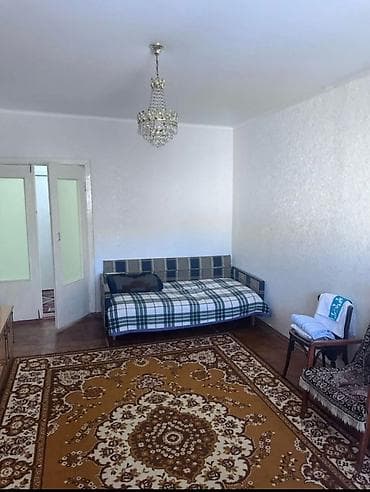 2 комнаты, 50 м², Асанбай мкр 105 серия, 4 этаж, Требуется ремонт — 4