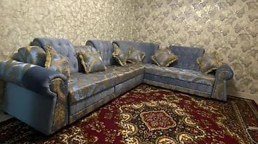 sofa bed: Угловой диван, C подушками — 4