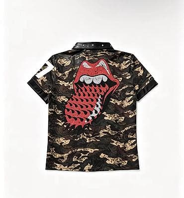 Мужская одежда: 🎼 Поло “Y2T kiss” 🎼 📝 Характеристики: 👕 Тип одежды: Рубашка-поло 📏 — 5