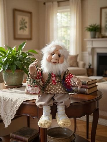 зо: Домовой дедушка — интерьерная игрушка ручной работы Уникальная — 1