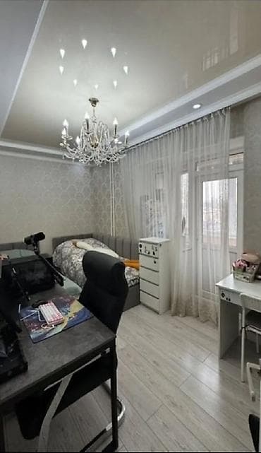 Батирлер: 2 бөлмө, 45 м², Москва көч. / Манас проспекти (Белинка) Жеке план, 4 кабат, Евро оңдоо — 6