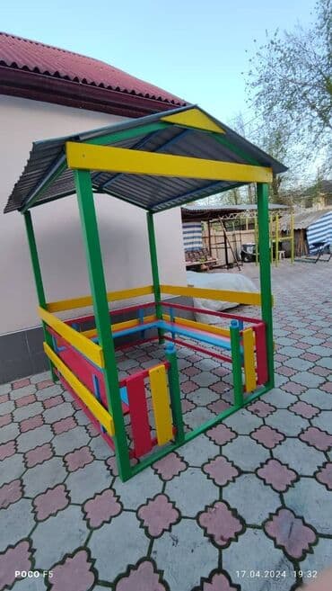 детские домики бишкек: Домик беседка балансир качели — 1