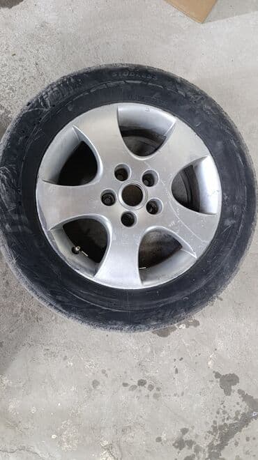 диски r 14 штамповка: Дөңгөлөктөр монтажда 215 / 60 / R 16, Жай, Колдонулган, 1 даана, Жеңил унаалар, Куйма, тешиктери - 5 — 1