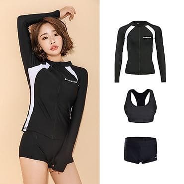 купальник с шортами: Женский костюм для плавания и пляжного отдыха Защита от солнца UF 50 — 5