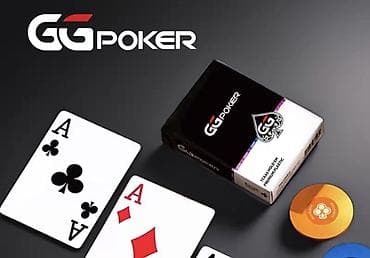 Покерные карты GG Poker. В колоде 52 карты два джоера делитель. 100%