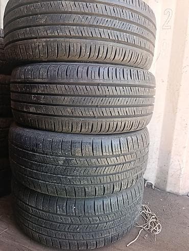 w210 55: Шины 215 / 50 / R 17, Лето, Б/у, Комплект, Легковые, Корея, Kumho — 1