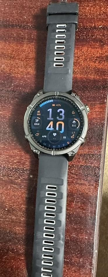 Amazfit: Смарт‑часы HD300 (47 мм) с AMOLED‑дисплеем и классом водозащиты 3ATM — 1