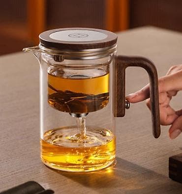 fire maple: Стеклянный заварочный чайник Magnetic Glass Teapot - Современный — 3