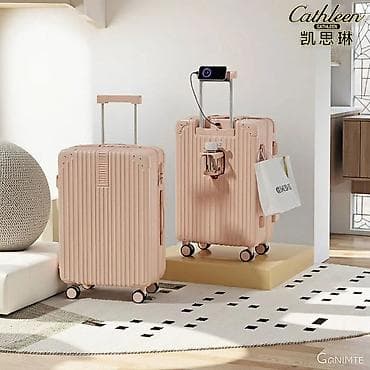 женские пластиковые чемоданы: Чемоданы размер М (24) стильные и функциональные дорожные чемоданы с — 3