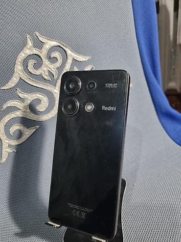 nokia e50: Redmi, Redmi Note 13, Б/у, 256 ГБ, цвет - Черный, 2 SIM — 1