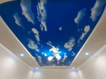 Натяжной потолок Глянцевое, Матовое, 3D потолки Гарантия, Бесплатная консультация, Бесплатный замер