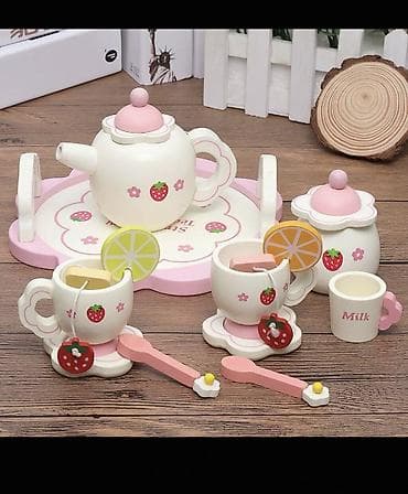 детская кухонная мебель: Деревянный игровой набор «Кухонный миксер» Стильная и экологичная — 5