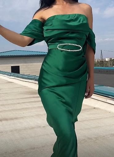 Футболки: Вечернее платье, Русалка, Шелк, M — 2