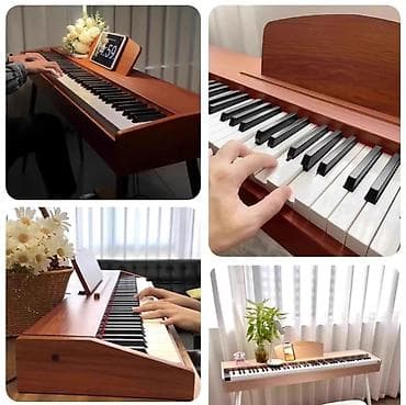 Гитаралар: Цифровое пианино с полноразмерными клавишами 22 мм и полузвешенной — 1