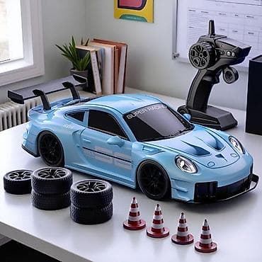 rc модели: Радиоуправляемый автомобиль Для Дрифта Porsche И Xiaomi SU7 - — 3