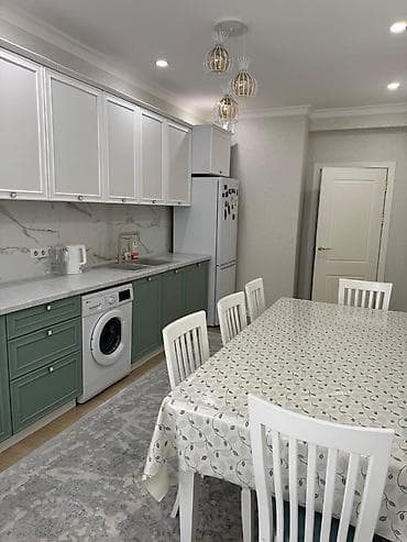 osh flat: 3 комнаты, 108 м², Ала-Арча ТРЦ Элитка, 5 этаж, Евроремонт — 2