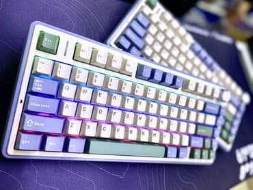 с1: Клавиатура, Aula, Механическая, Проводное, Bluetooth подключение, Размер: 75% — 3